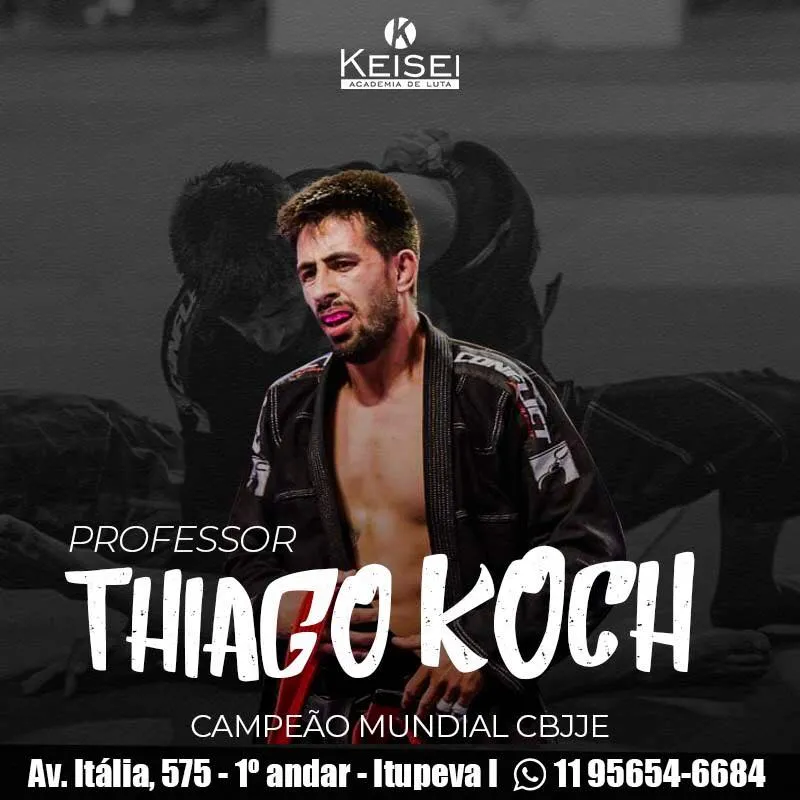 Instrutor Thiago Koch da Keisei